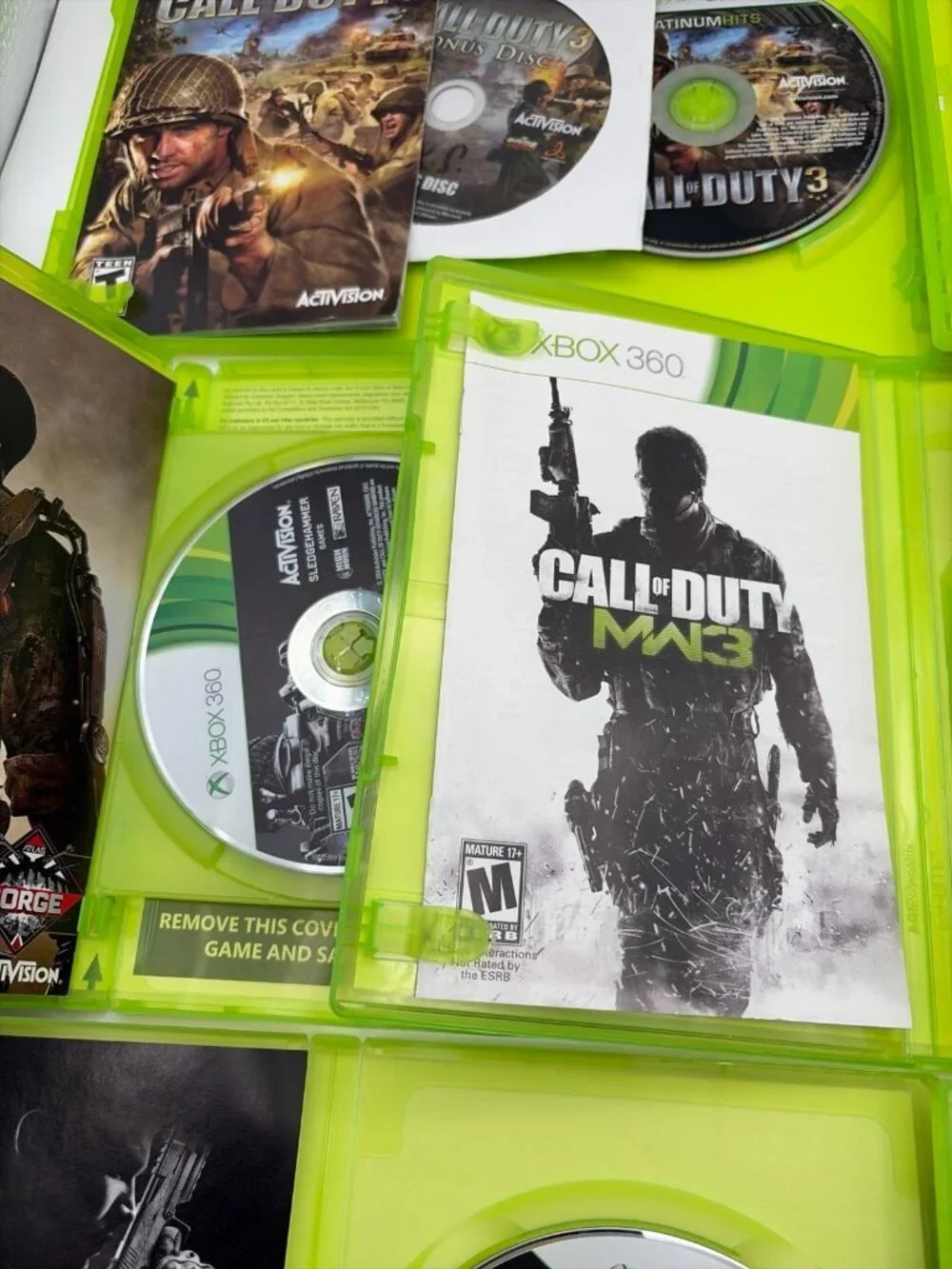 Call of Duty Bundle of 7 Games Microsoft Xbox 360 Complete CIB Tested Working